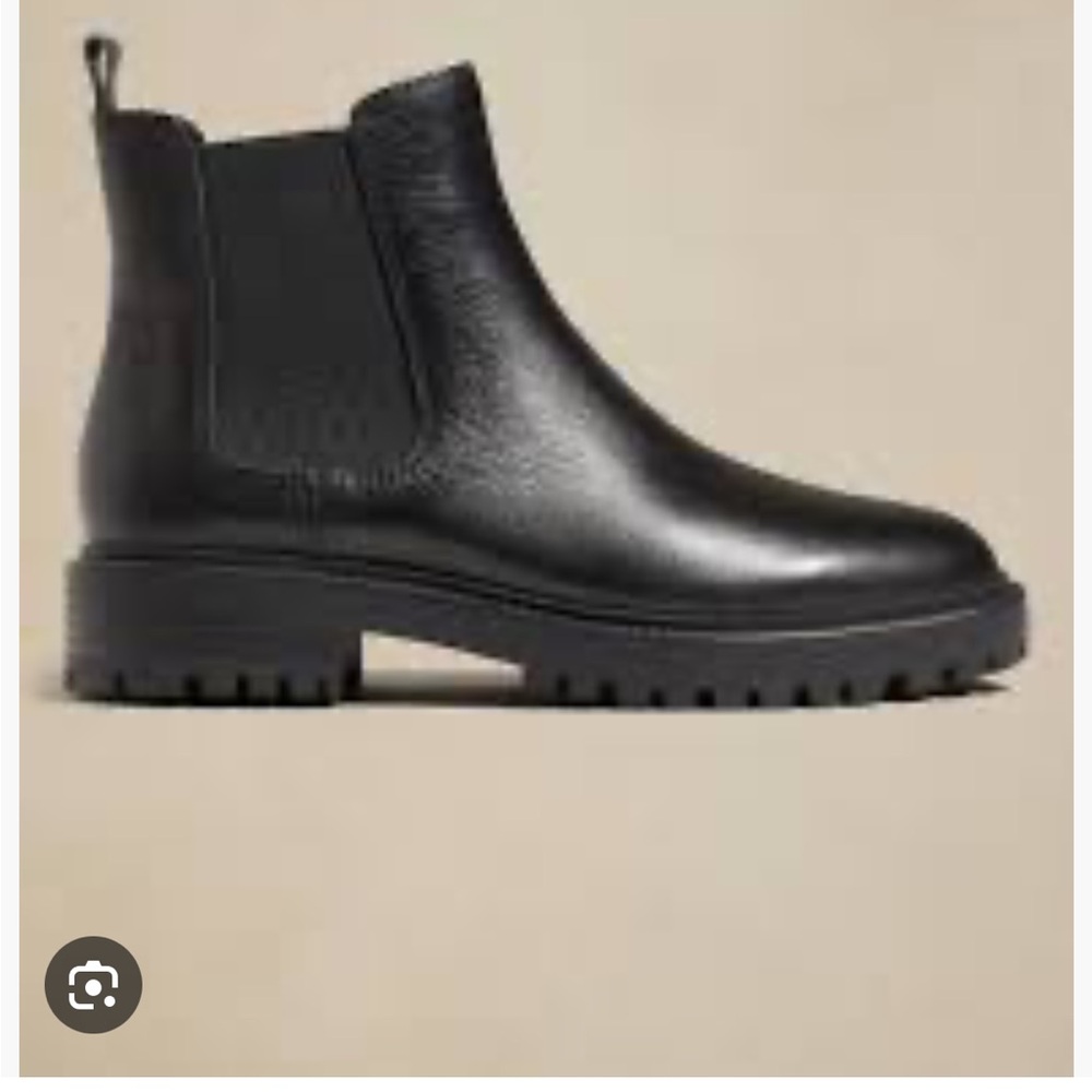 Banana Republic Factory Black Ankle Boots